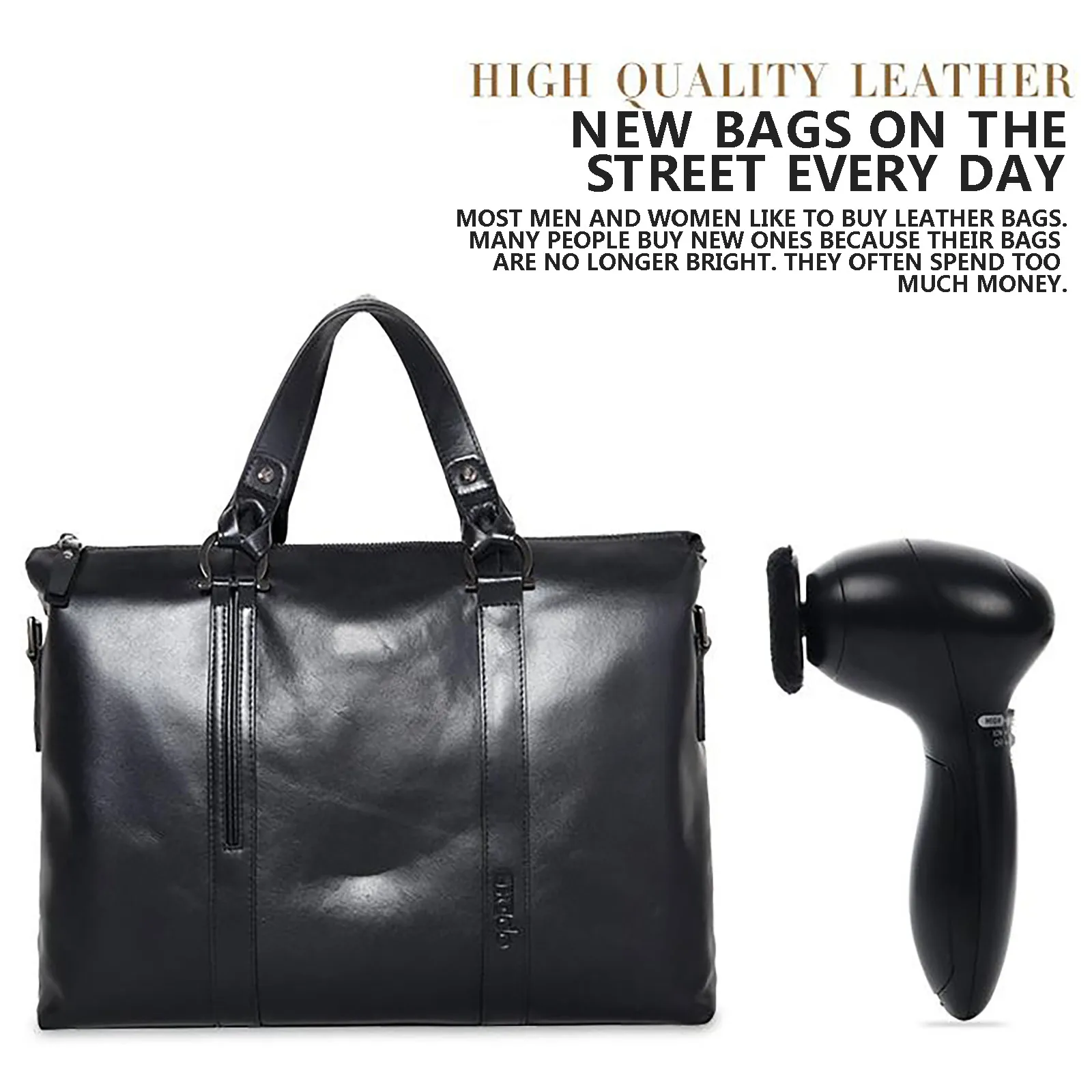 Портативная ручная перезаряжаемая Автоматическая электрическая щетка для обуви