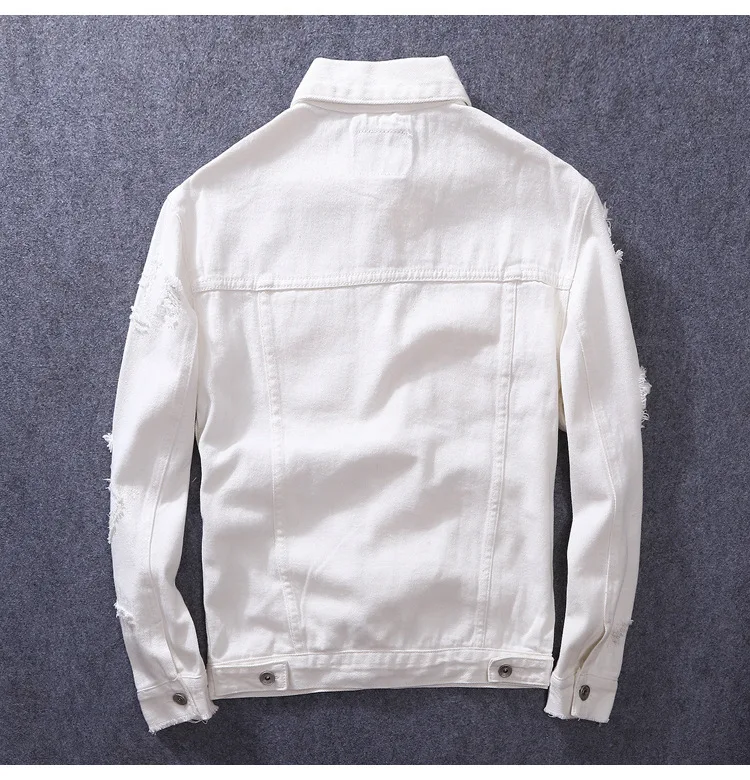 2021 пальто на осень и зиму модные джинсовые куртки для женщин в дырочку зауженные