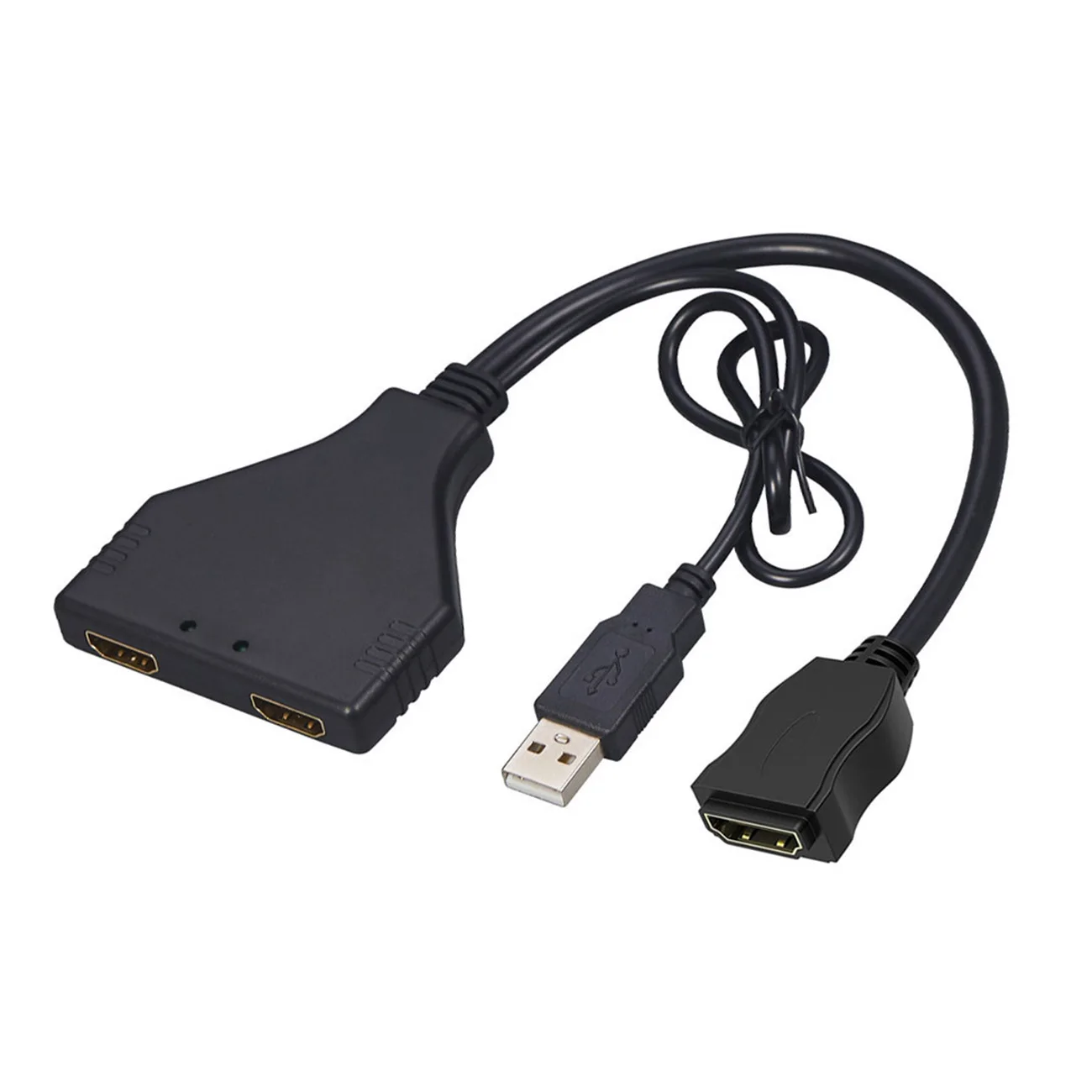 1 в 2 выхода 4K HDMI совместимый сплиттер адаптер преобразователь Поддержка 3D для