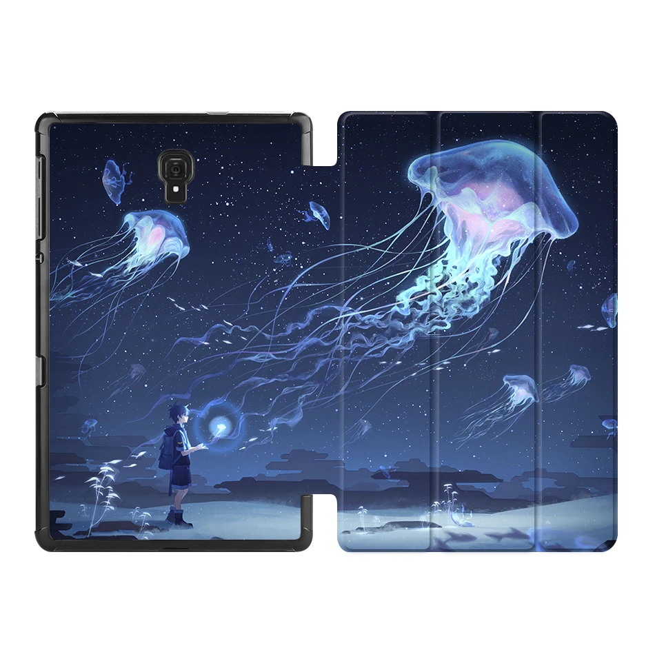 SS06 MTT для samsung Galaxy Tab A, 10,5 дюймов, чехол для планшета, мультяшный аниме, из искусственной кожи, флип, умный чехол, чехол, Авто Режим сна/пробуждения, SM-T590, T595 - Цвет: SS06