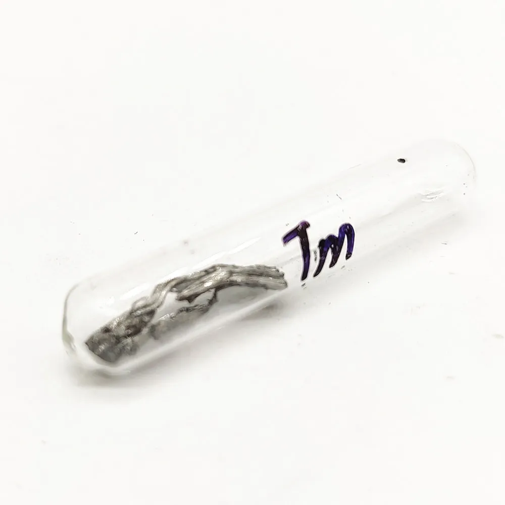 

4N thuлия ТМ слиток высокой чистоты редкоземельный 99.99% 4 элемент для исследований и разработок металлическое простое вещество