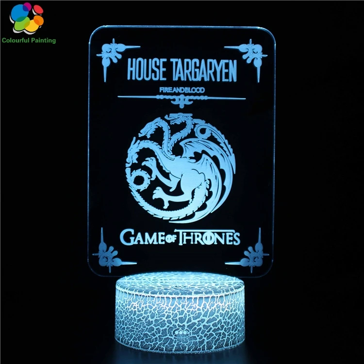 Пульт дистанционного управления Игра престолов фото ТВ 3D свет светодиодный