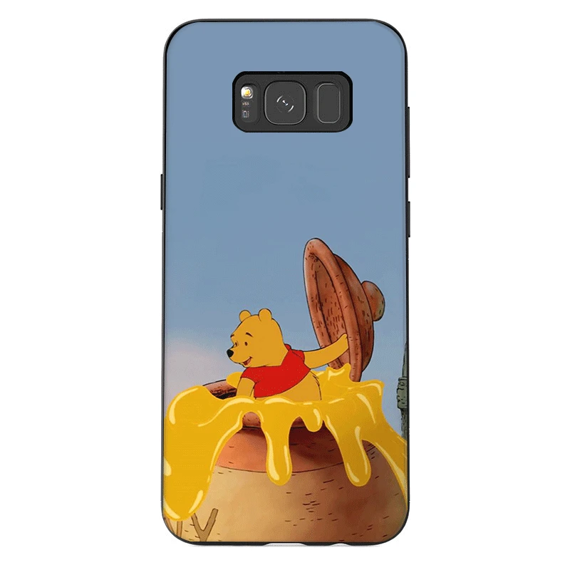 Мобильный чехол для телефона из термополиуретана для samsung Примечание 10 8 9 S6 S7 край S8 S9 S10 S10E плюс M10 M20 M30 M40 крышка "Винни-Пух"
