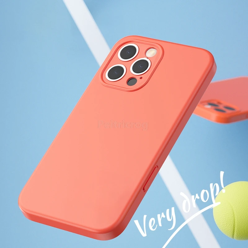 Мягкий чехол из жидкого силикона для iPhone 12 11 Pro Max XS XR X 8 7 6s 6 Plus SE 2020 Mini