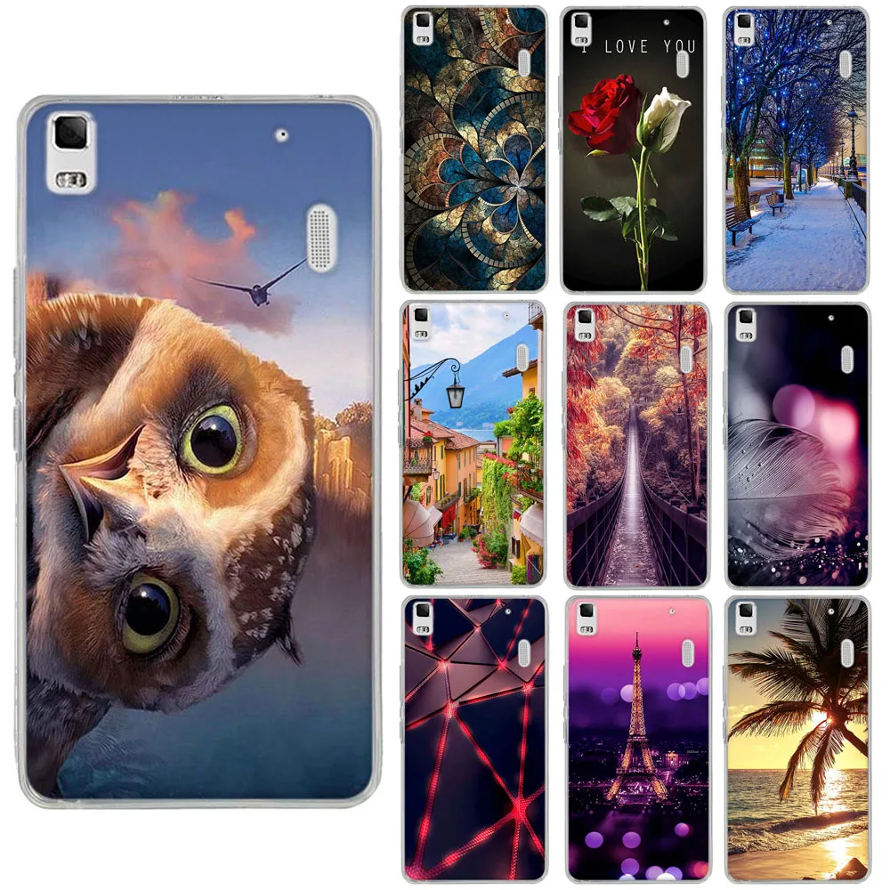 Чехол для Lenovo K3 Note A7000 силиконовая задняя крышка с 3D рисунком note K50 A 7000 лимонная
