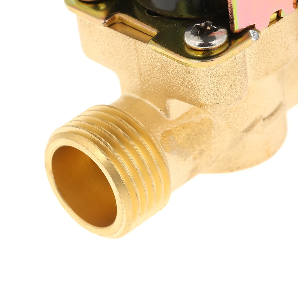 DC12V G1/2in NC Brass Electric Solenoid Valve Normally Closed Water Inlet Pressure Regulating Control Dispense Tool | Обустройство