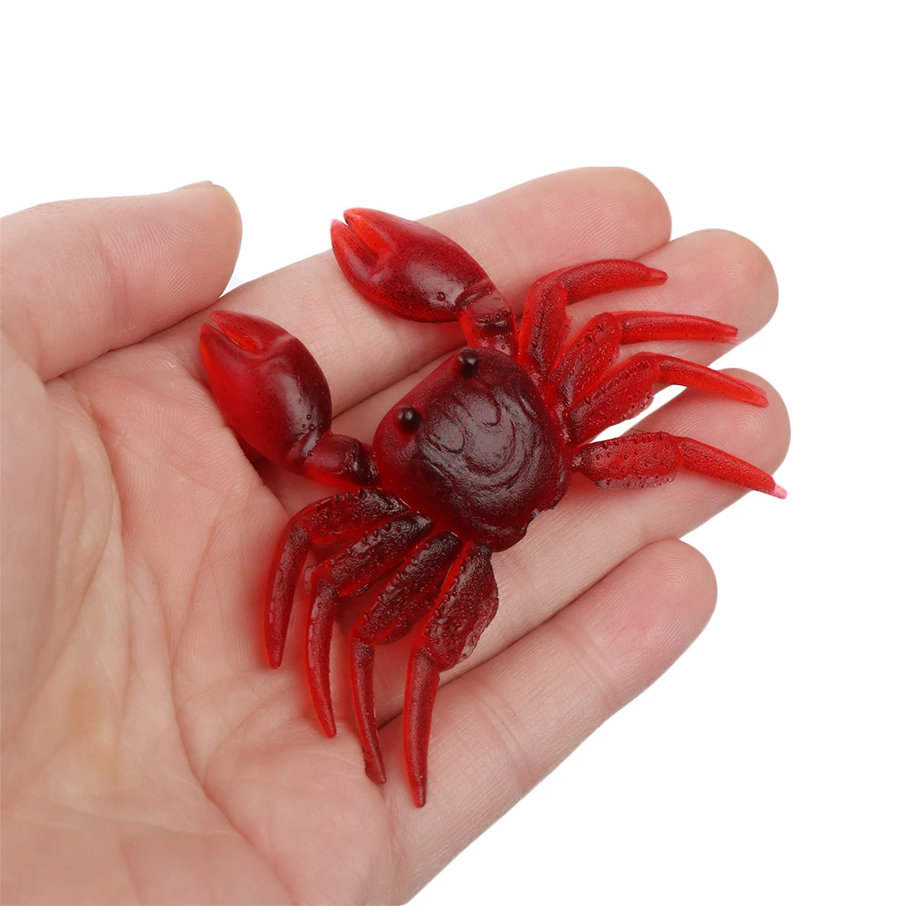 5 шт./компл. искусственные приманки в виде краба 3D Моделирование Приманка из