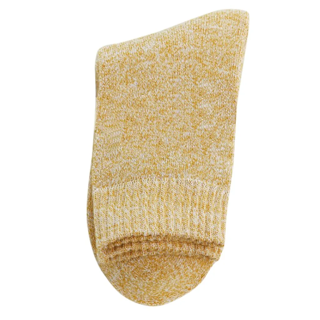 Женские хлопковые носки женские средней длины 1 пара утепленные спортивные