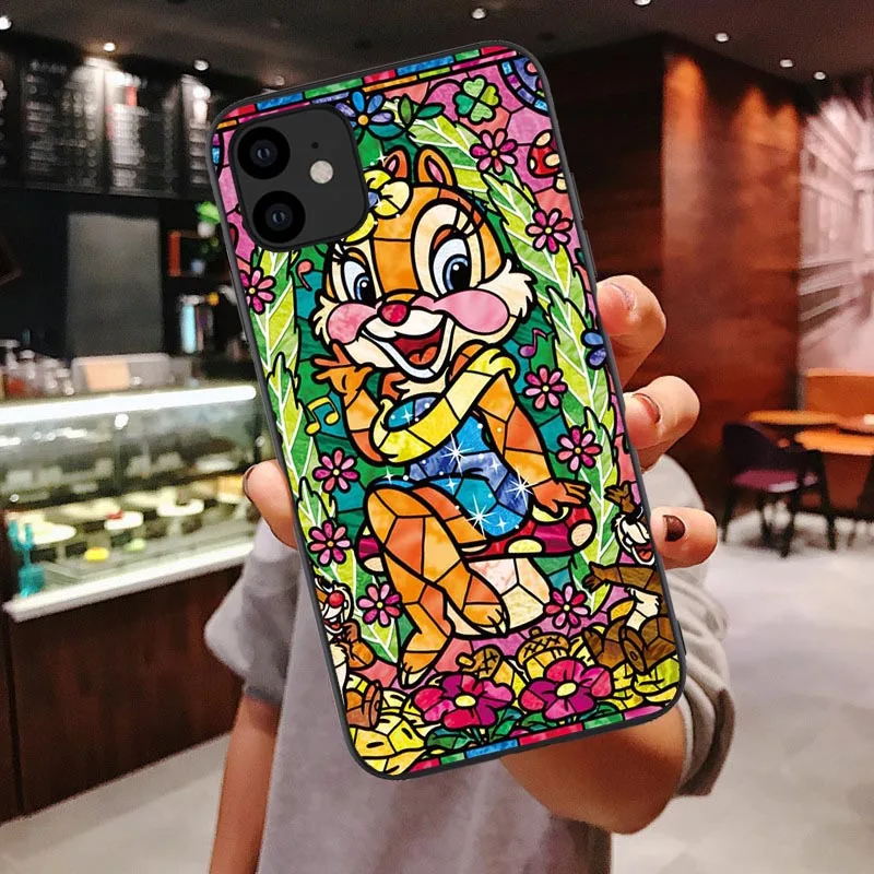 TPU Художественный мягкий чехол для телефона Tinker bells Stitch Белоснежка Принцесса для IPhone X SE 5 5S 6 6S 7 8 Plus XR XS MAX 11 Pro силиконовый чехол - Цвет: TPU