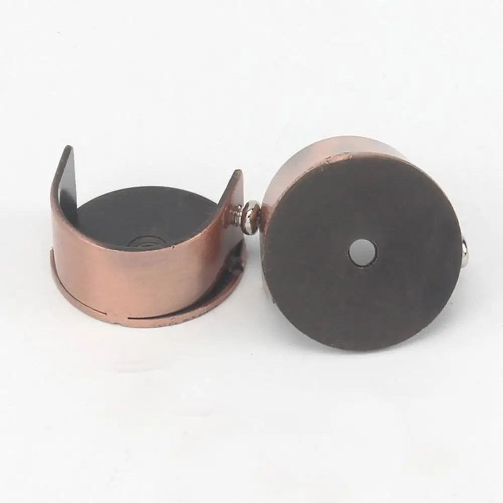 2Pcs 28mm Recessed Curtain Rod Bracket Holder for Window Drapery Wardrobe Pole Surportor | Обустройство дома