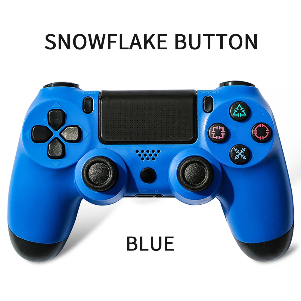 Bluetooth Беспроводной джойстик для PS4 контроллер подходит для Игровые приставки 4 консоль для Игровые приставки Dualshock 4 геймпад для PS3 консоли геймпад джойстик для gamepad геймпад для пк для PS4 - Цвет: type1 blue