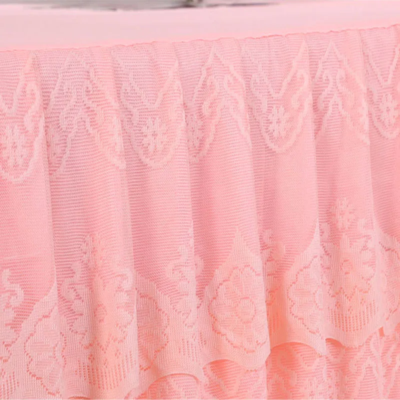 

Lace Edge Bed Sheet Non-slip Fitted Sheet Cover Solid color Bedspread with Elastic Band Single Double Pastoral Bed Dust cover