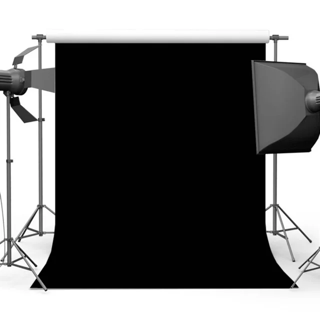 

Pure Storm Black Photography Backdrop Solid Color Background Portrait Photo Studio Photoshoot Prop Photocall Photo Backdrop