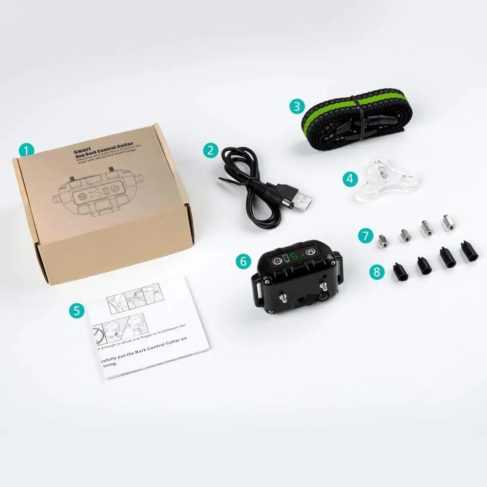 Оптовая продажа хит продаж 2020 перезаряжаемый ошейник для контроля коры без