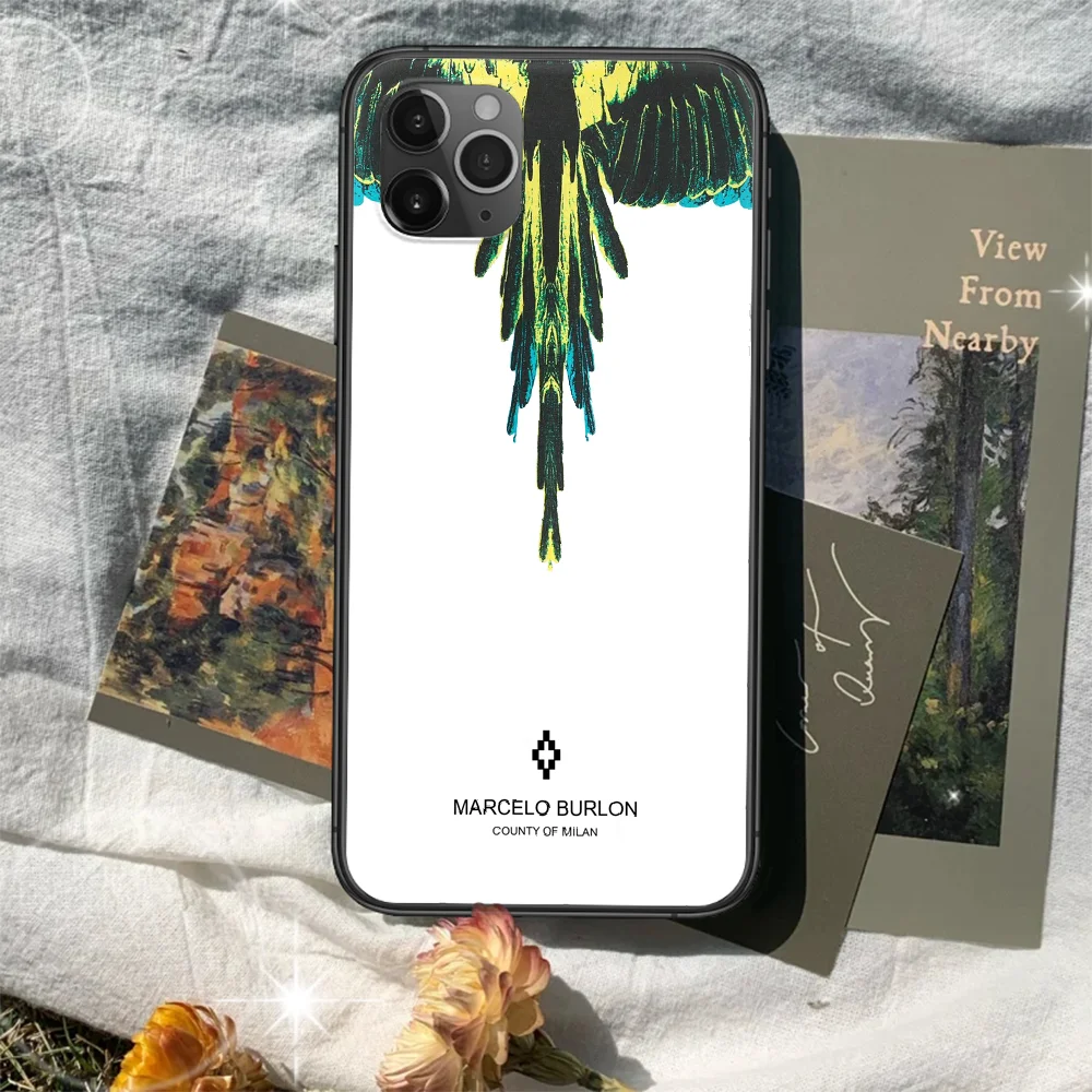 

Marcelo Burlone Phone Case Cover Hull For iphone 5 5s se 2020 6 6s 7 8 12 mini plus X XS XR 11 PRO MAX black Bumper Silicone