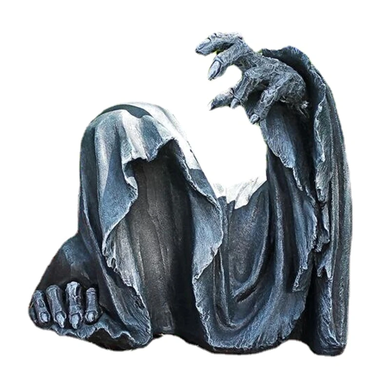 

Готическая Статуэтка-талисман, статуэтка сидячей, настольное украшение из смолы, комнатное и уличное украшение для сада, офиса, дома, гостин...