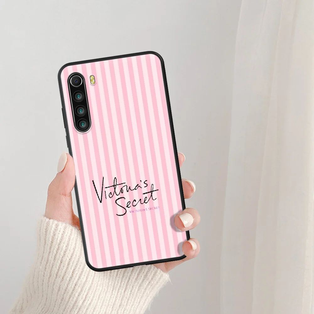 

Pink Secret With Victoriaes Phone Case For Xiaomi Redmi Note 7 8 8T 9 9S 4X 7 7A 9A K30 Pro Ultra black Prime Silicone Back Tpu