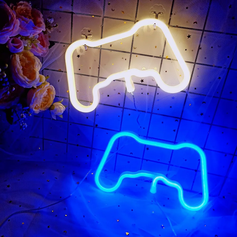 Светодиодная неоновая подсветка для геймпада неосветильник светильник с