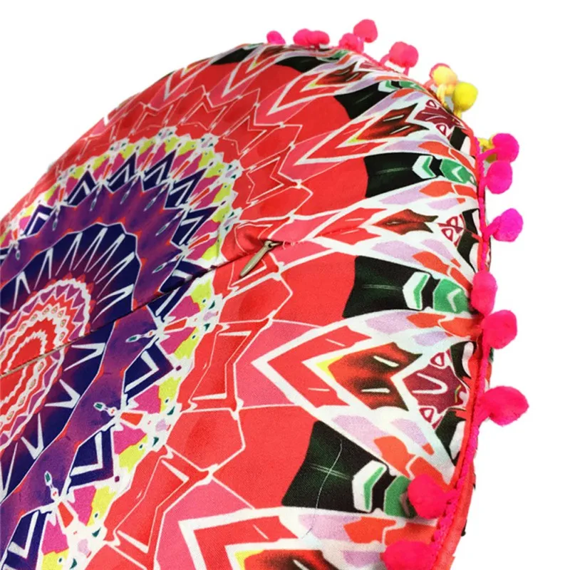 32in круглый мандала Гобеленовые подушки Чехол медитация Чехлы османские пуфы