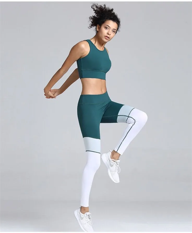 Комплект спортивной одежды из 2 предметов комплект для йоги женский спортивный