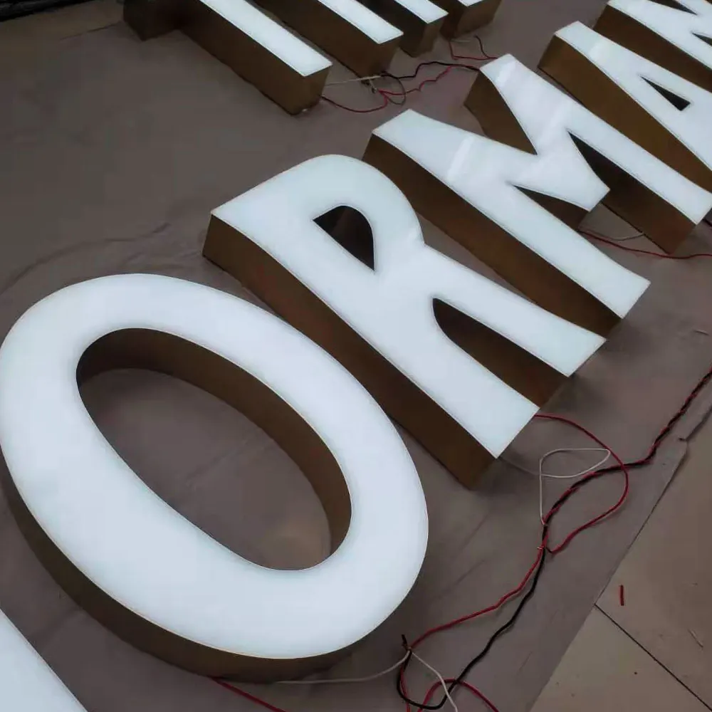 Изготовлены светильник на слово знаки trimless письма канала с акриловые уход за
