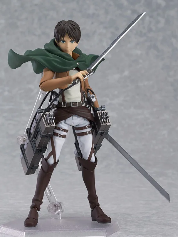 Attack on Titan Figma Eren Jaeger 207 Mikasa Ackerman 203 Levi 213 PVC Action Figure Collectible Model Gift 19cm | Игрушки и хобби