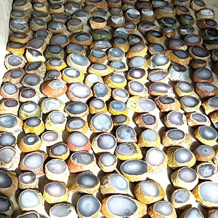 450-500g Natural Enhydros agate from Madagascar polishing stone big bubble water power stone home decor healing images - 6