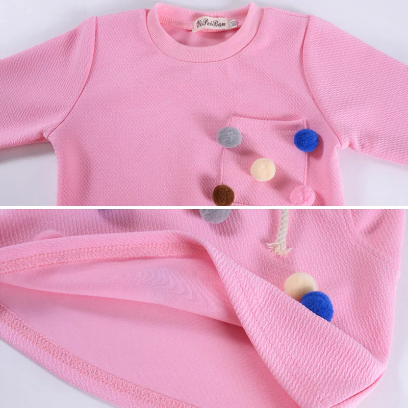 Детская одежда коллекция 2019 года весенний комплект для девочек топы с длинными