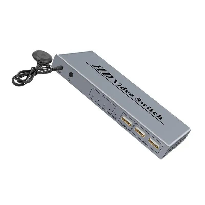 KVM-переключатель 4K 4 порта KVM мышь клавиатура общий USB-контроллер дисплея - купить