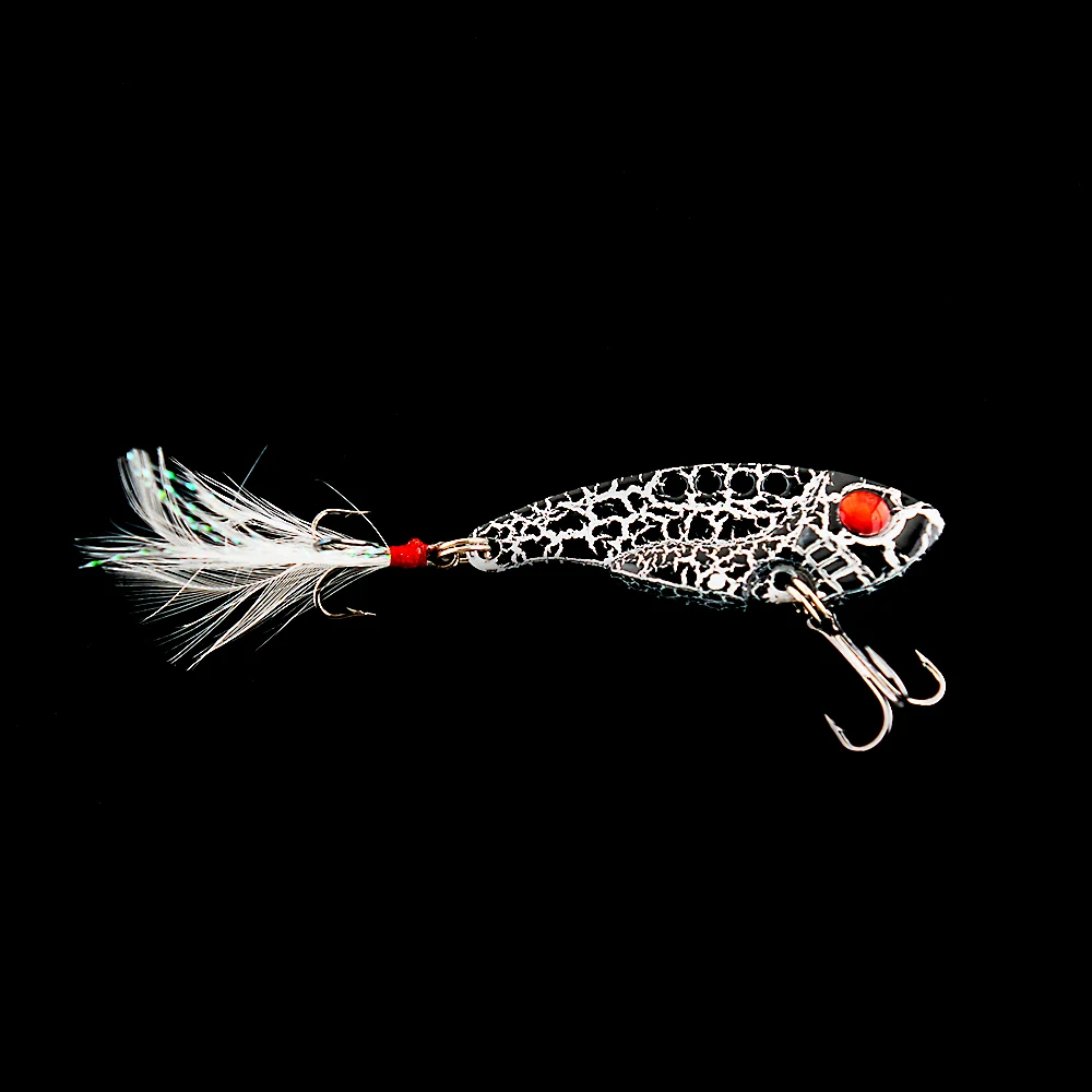 Vib Blade Lure5.4cm/11 3g Спиннер ложка Swimbait Вибрирующая джиггинг пресноводная Морская