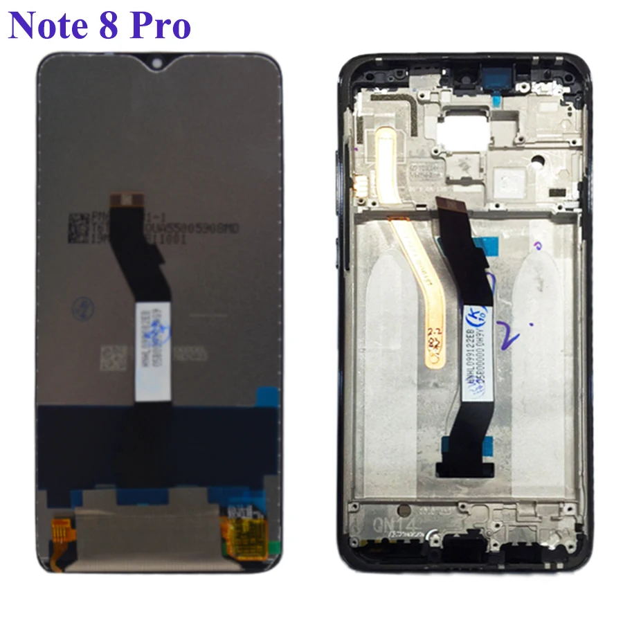 100% новый ЖК-дисплей для Xiaomi Redmi Note 8 Pro Note8 pro M1906G7I сменный сенсорный экран LCD M1908C3JH |