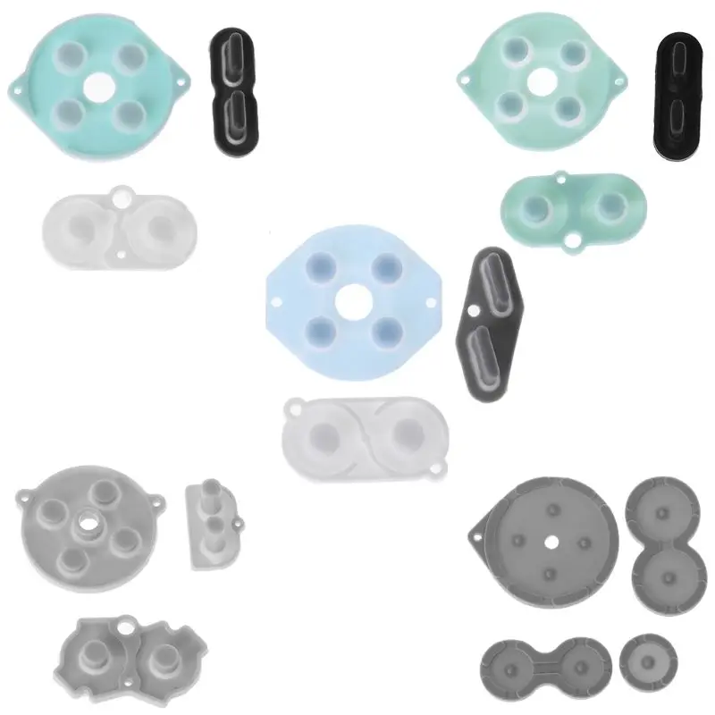 Резиновый проводящий Кнопка заменитель контроллеры контакта A B D pad для Game Boy