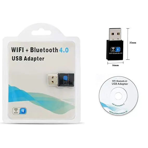 KuWFi беспроводной usb адаптер Bluetooth Bluetooth4.0 ключ USB ПК приемник передатчик для Windows