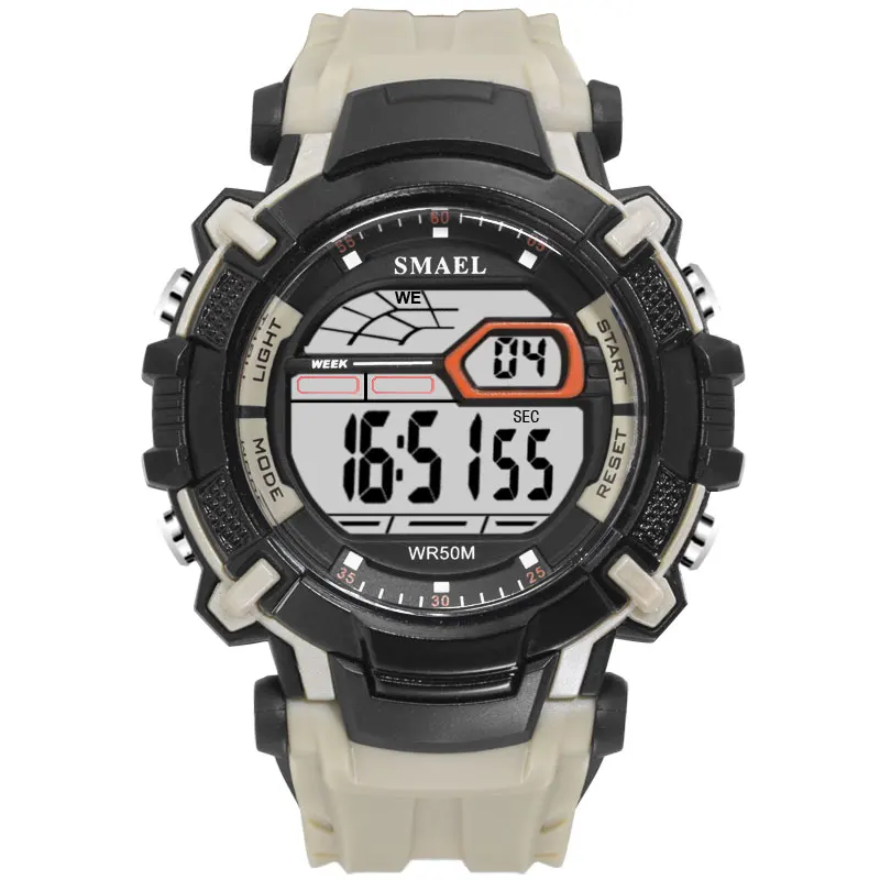 SMAEL часы мужские светодиодные цифровые спортивные модные водонепроницаемые