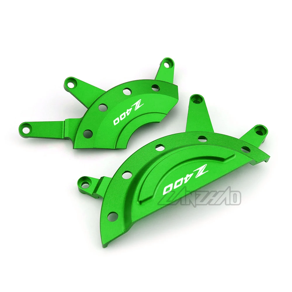 CNC алюминиевый мотоциклетный защитный боковой Чехол для двигателя статора, защитный чехол, зеленый, черный, красный для Kawasaki Ninja 400 Z400