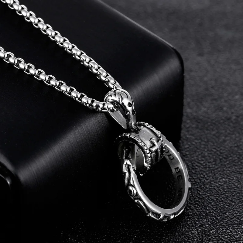 Ожерелье в стиле панк с изображением Иисуса для мужчин модная подвеска виде