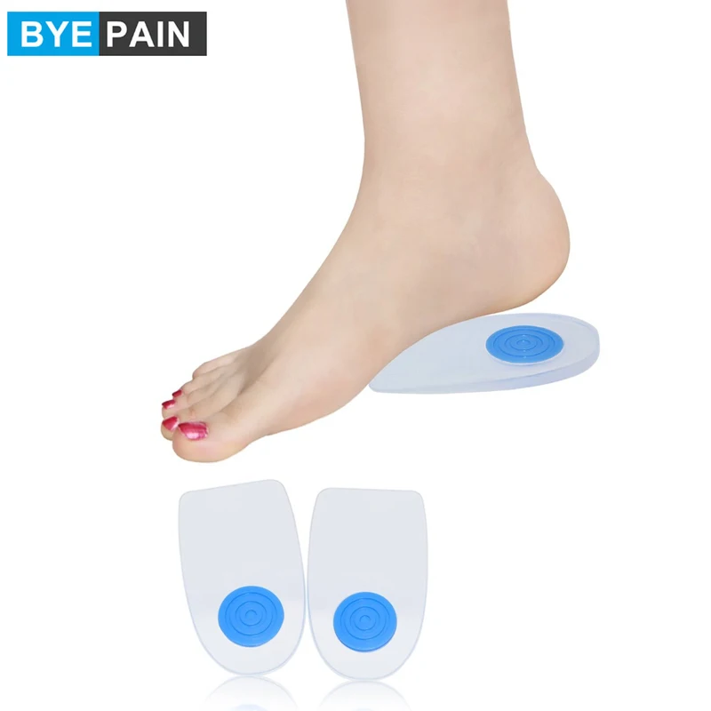 

1Pair Gel Heel Cups Plantar Fasciitis Inserts Pads- Silicone Heel Cup Pads for Bone Spurs Pain Relief Protectors of Your Sore