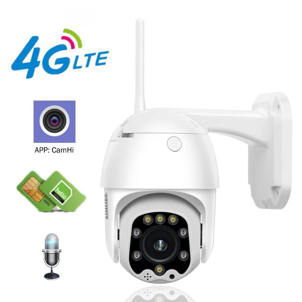 INQMEGA Wifi камера 5MP HD PTZ беспроводная GSM SIM карта WIFI IP безопасности наружная CCTV P2P IR