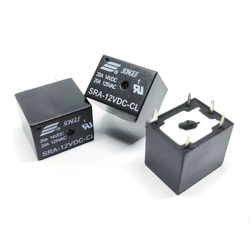 10 шт Φ 12V 20A T74 реле SONGLE | Строительство и ремонт