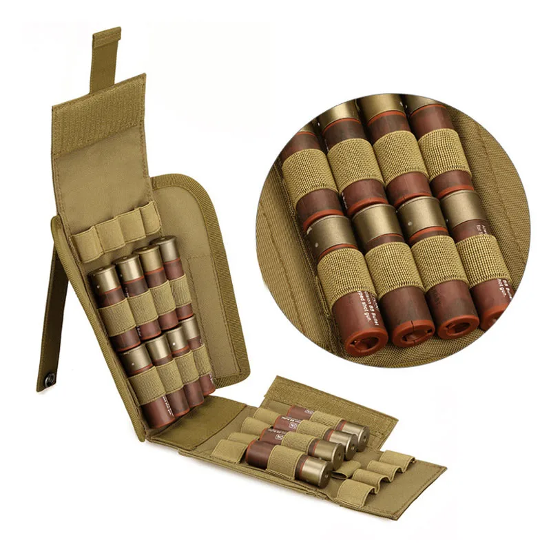 

Tratical Pouch Hunting Shell Bag 12 Gauge 25 Round Edc Molle Magazine Pouch Bullets Pack Airsoft Shooting Hunting Accessaries