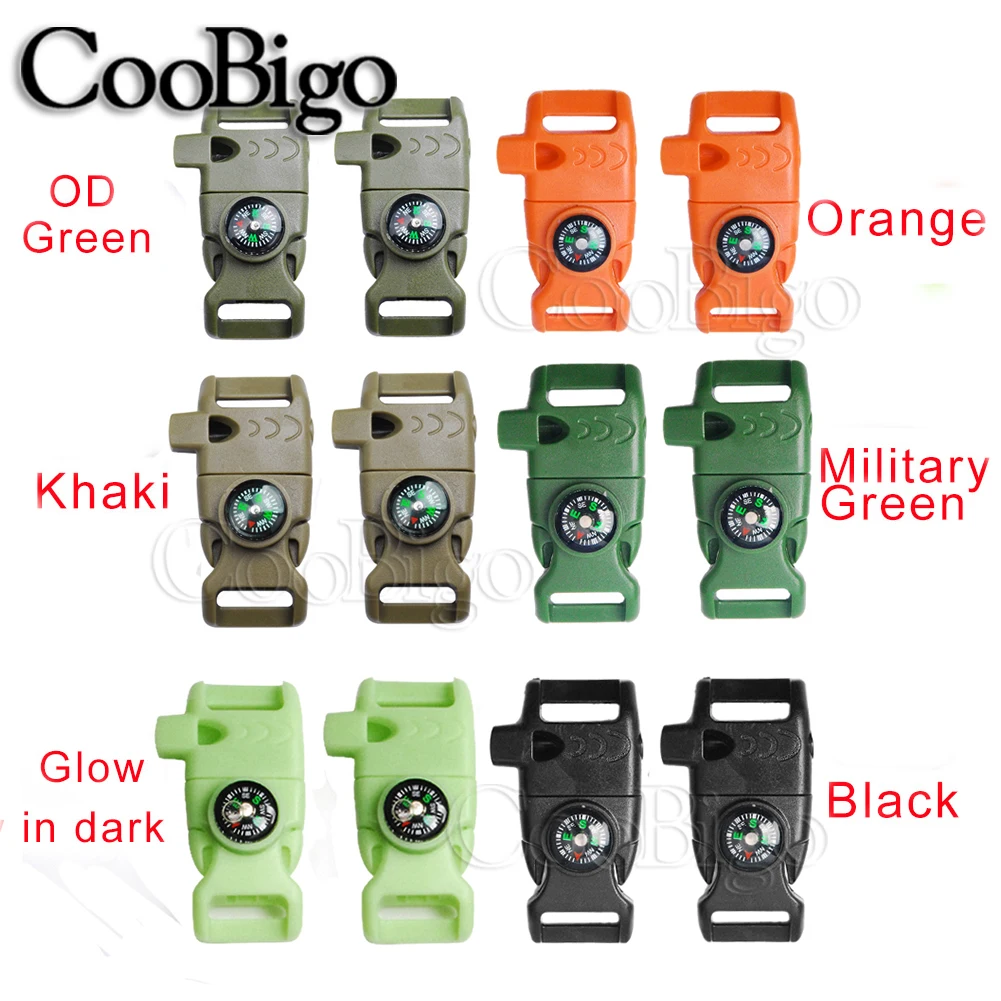 Скребок пряжка с компасом и свистком 100 шт.|Пряжки крючки| |