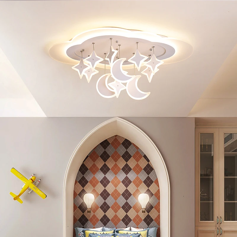 Потолочная люстра светодиодная для спальни светильник детской комнаты | Лампы и