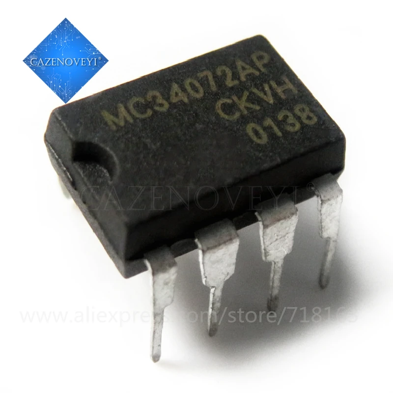 

10 шт./лот MC34072AP MC34072P MC34072 DIP-8 в наличии