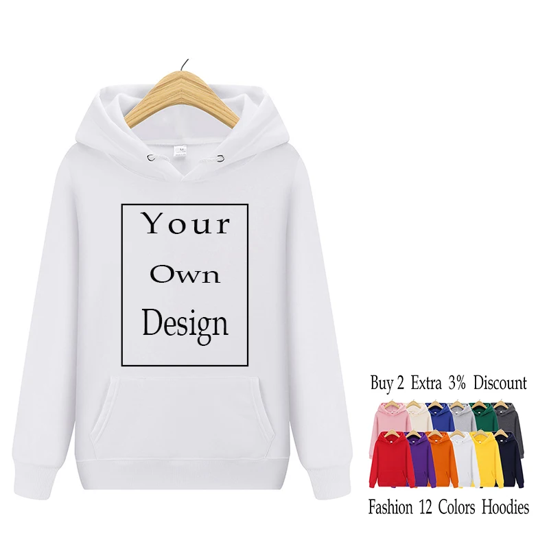 Мужская толстовка с капюшоном ваш собственный дизайн логотип бренда/изображение