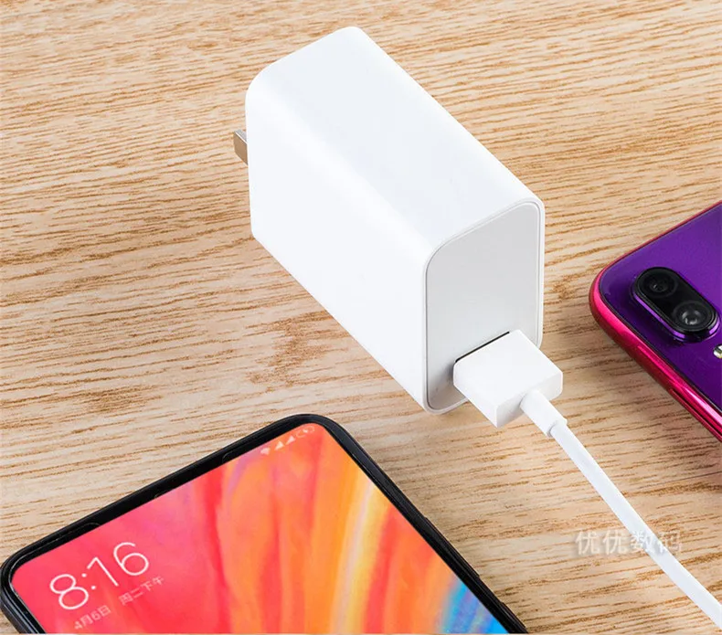 27 Вт Зарядное устройство QC 4,0 Quick wall type/USB C Micro кабель для Xiaomi 5 8 8SE 9 SE Mix2 3 Mix2s 6 6X Note 2 Max3 RedMi Note 7 K20 PRO