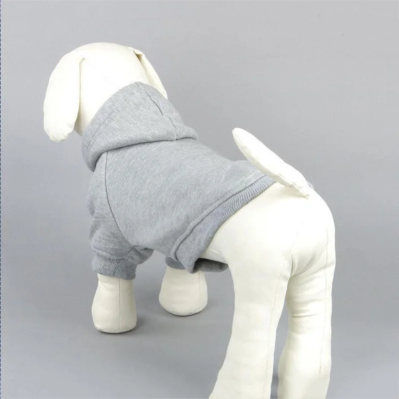 Популярный свитер с капюшоном для собак и кошек теплая Толстая флисовая куртка