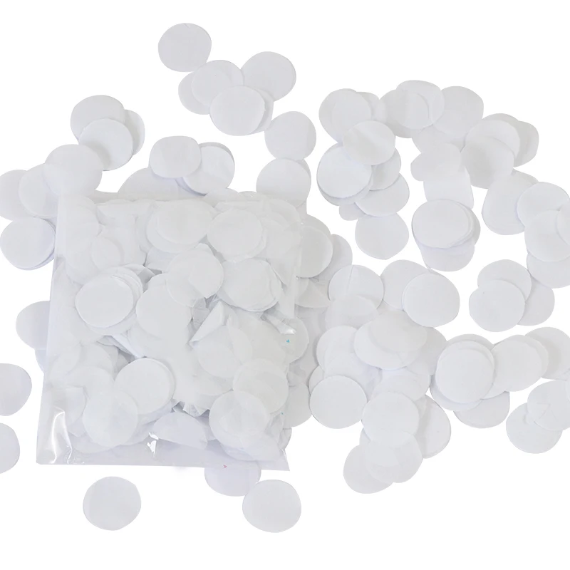 white 500 г/1 кг 2,5 см круглые шары конфетти цвета: золотистый, серебристый цвета розового золота Фольга Mulit Цвета Пол раскрыть одежда для свадьбы, дня рождения украшения - Цвет: white