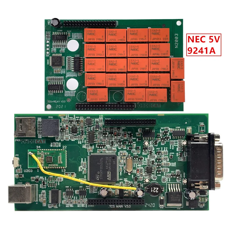 2017 3 KEYGEN новейший A + качество OBDIICAT одноплатный TCS сканер v3.0 vci bluetooth OBD2