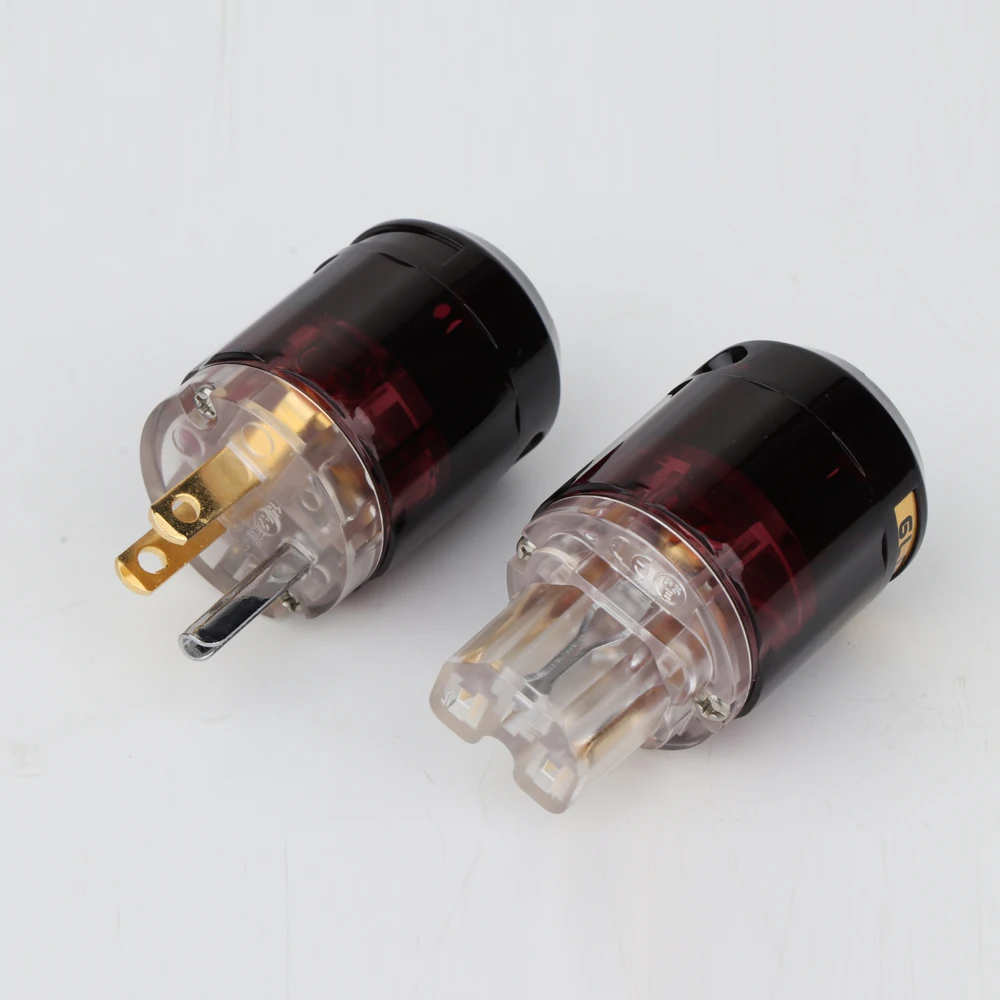 Пара 24k позолоченные фотообои + P 079 IEC US разъем питания|c-079 iec|power plugus power plug |
