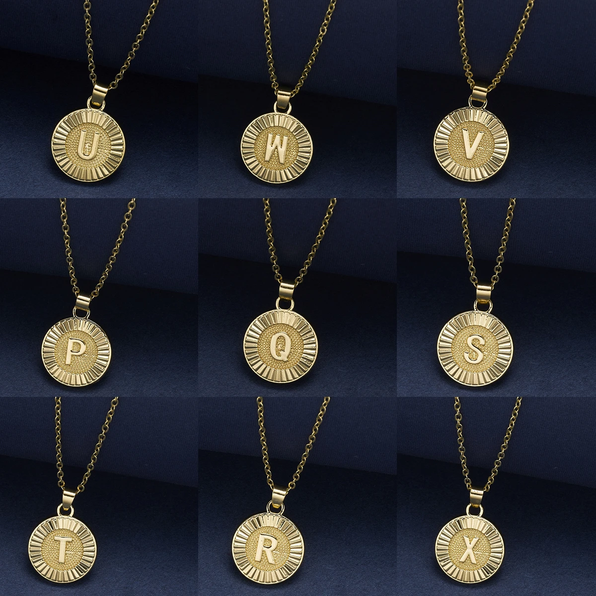 

2021 New Trendy A-Z Capital Letter Necklaces For Women Men Gold Color 26 Alphabet Initial Necklace Jewelry Best Birthday Gift
